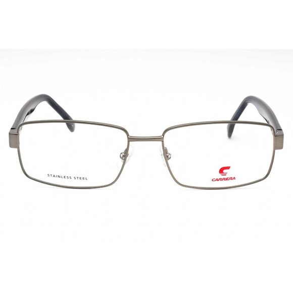 NEW SQUARE CARRERA 8887 0R80 00 MEN EYEGLASSES CARRERA RUTHENIUM CLEAR EYEWEAR - Picture 2 of 3